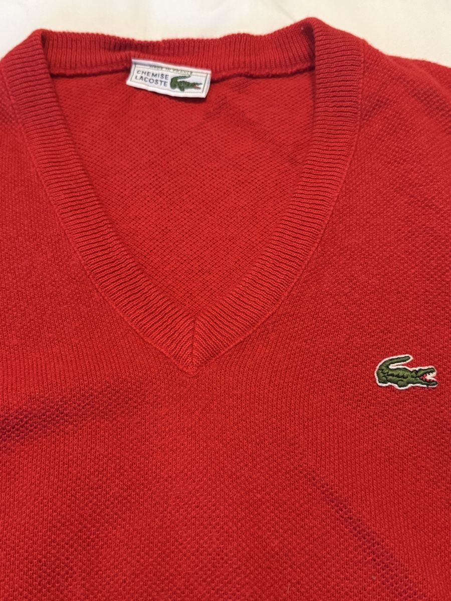 Lacoste Maglioni & Felpe: Pull Lacoste rouge, taille M – Usato da Monthey venduto da Joseph-29 2