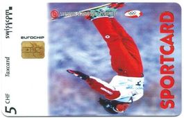Taxcard Chip-1349 Sportcard Skiakrobat 580 Ex ungebraucht