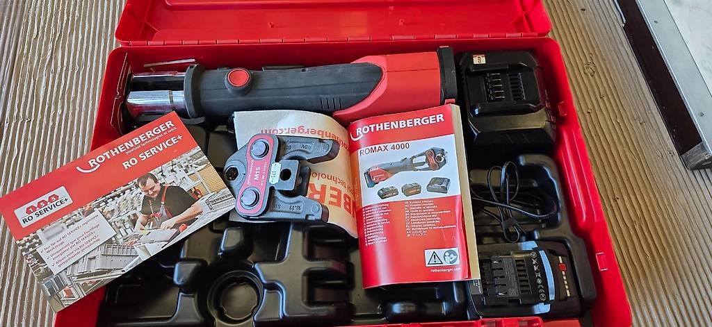 Rothenberger Tutte le macchine: 18V Akku Pressmaschinen – Nuovo e nell'imballaggio originale da Rothenburg venduto da Reziser