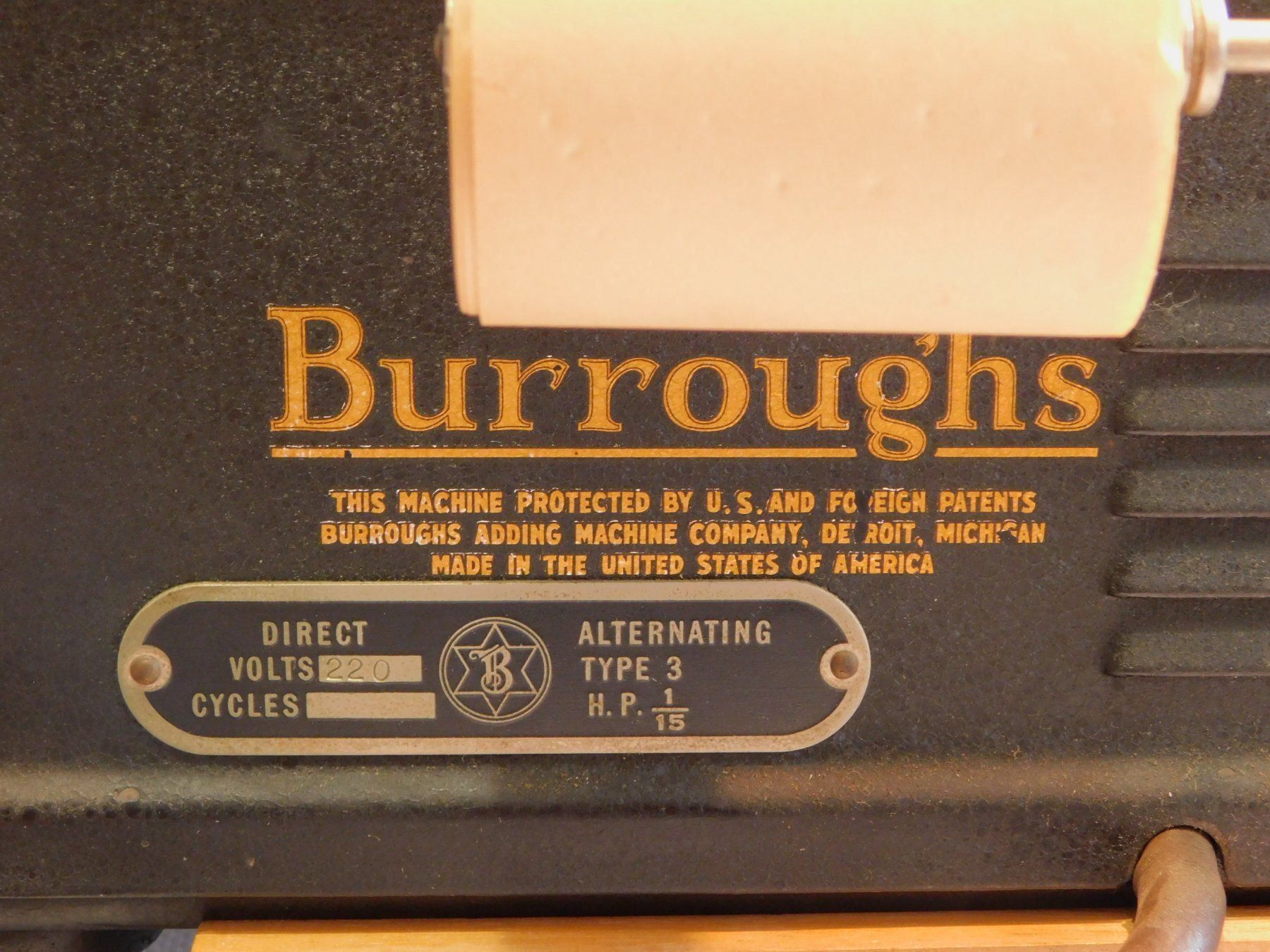Caisses enregistreuses: Antike Kasse Burroughs 1920er – D'occasion à Emmenbrücke par Ulisse-22 4