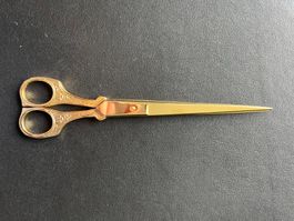 Schere 20.5 cm. (vergoldet)