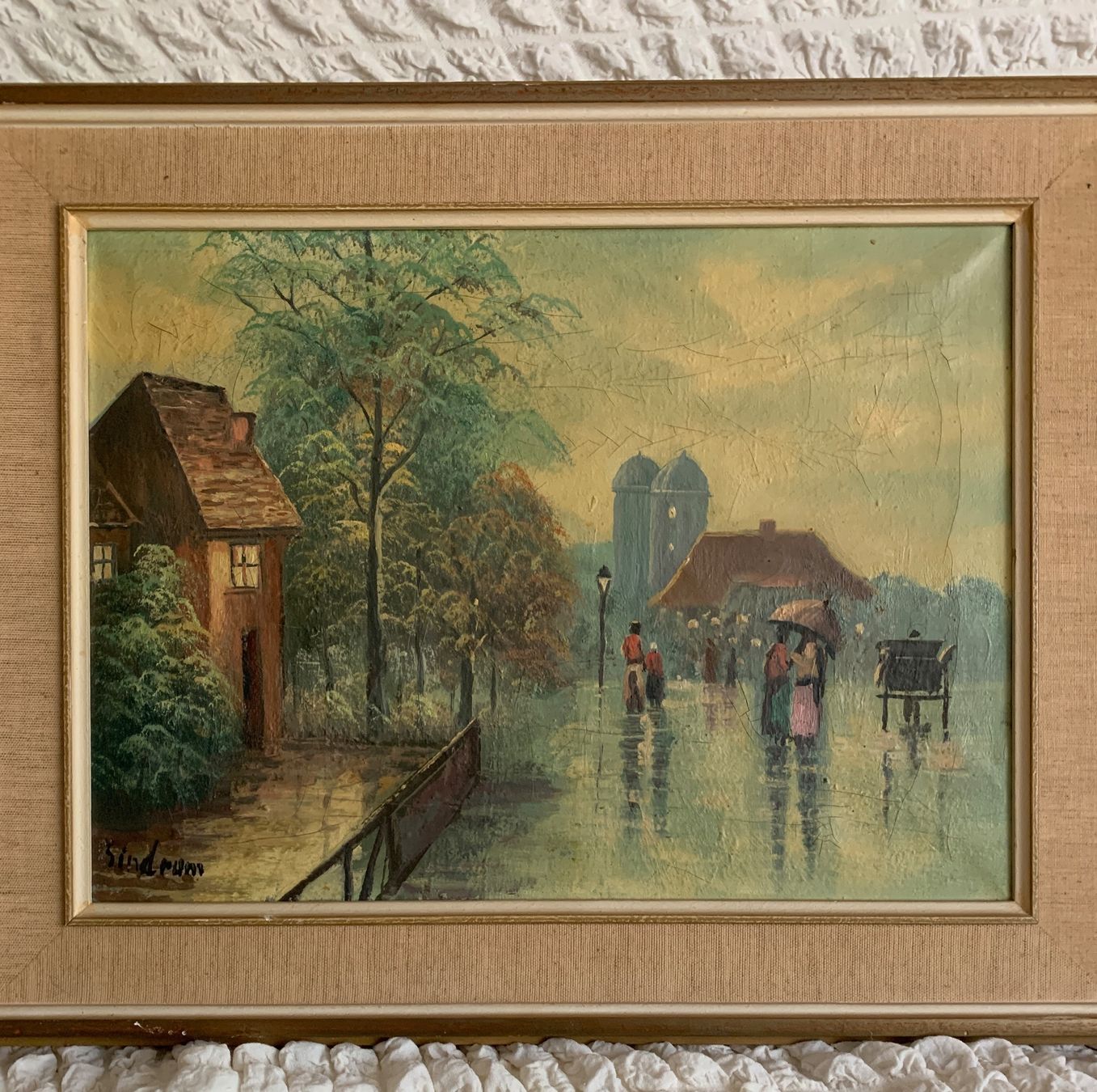 Dipinti: Ölbild Gemälde / Boulevard - signiert – Usato da Biel/Bienne venduto da Katja01112 8