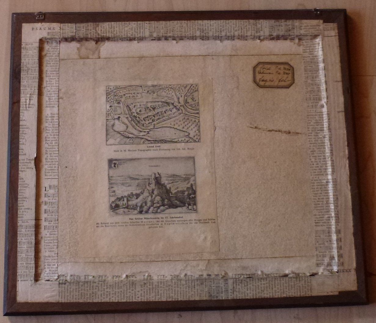 Incisioni: Altes Bild aus Liestal ANNO 1642 – Usato da Walkringen venduto da Casablanca777 7