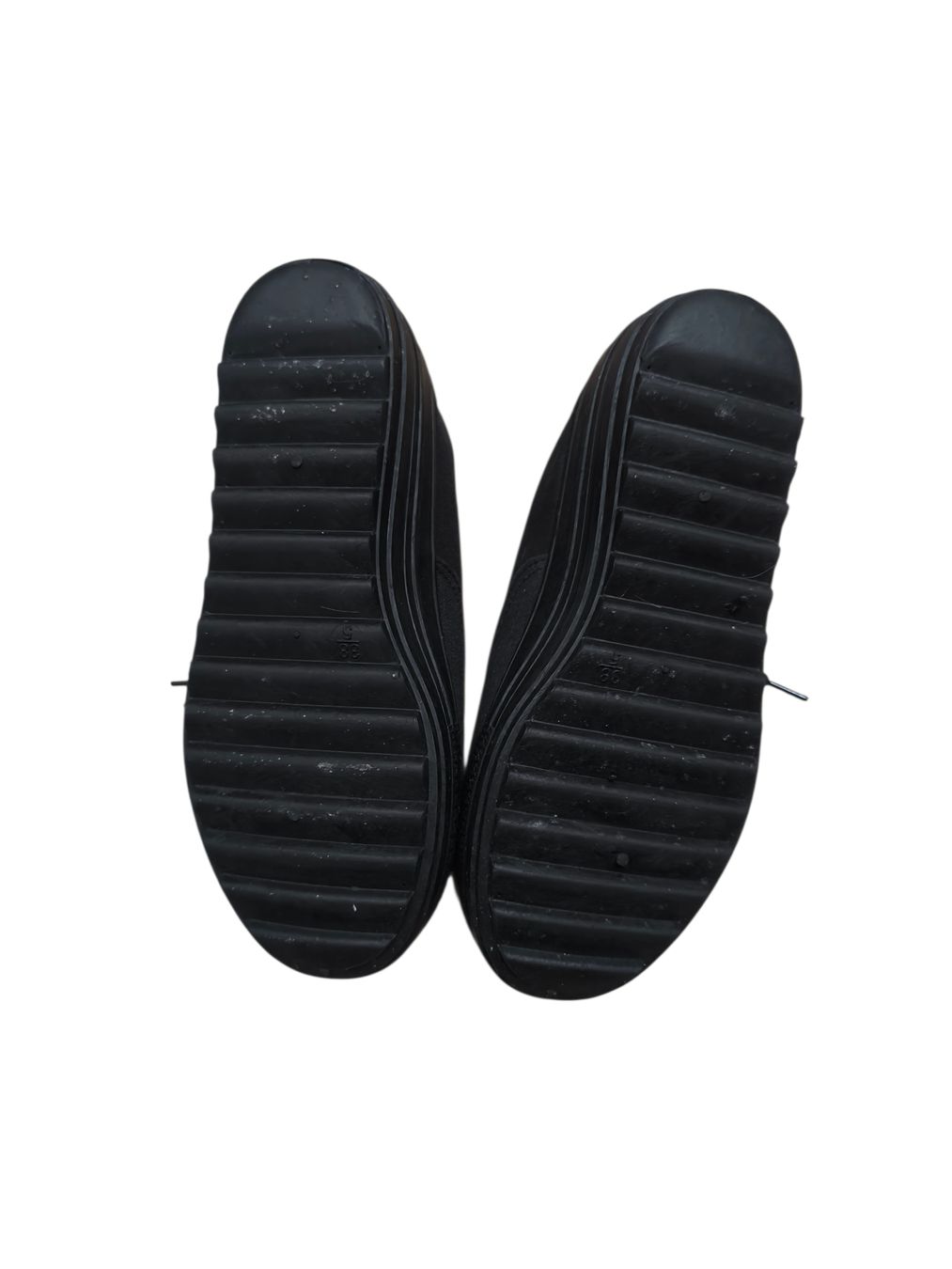 Scarpe da donna: Schwarze Stoffschuhe mit Plateau, Grösse 38 - Emo, Gothic – Nuovo (secondo la descrizione) da Gettnau venduto da Immortal_ 3