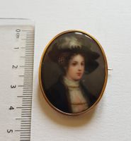 Broche Mit 18 Karat 750 Gold