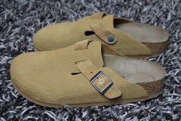 Birkenstock, Boston, Corduroy Veloursleder geprägt, 40, NEU
