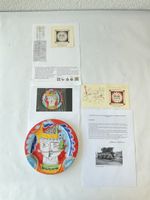 Magnifique assiette en céramique Desimone avec certificat 