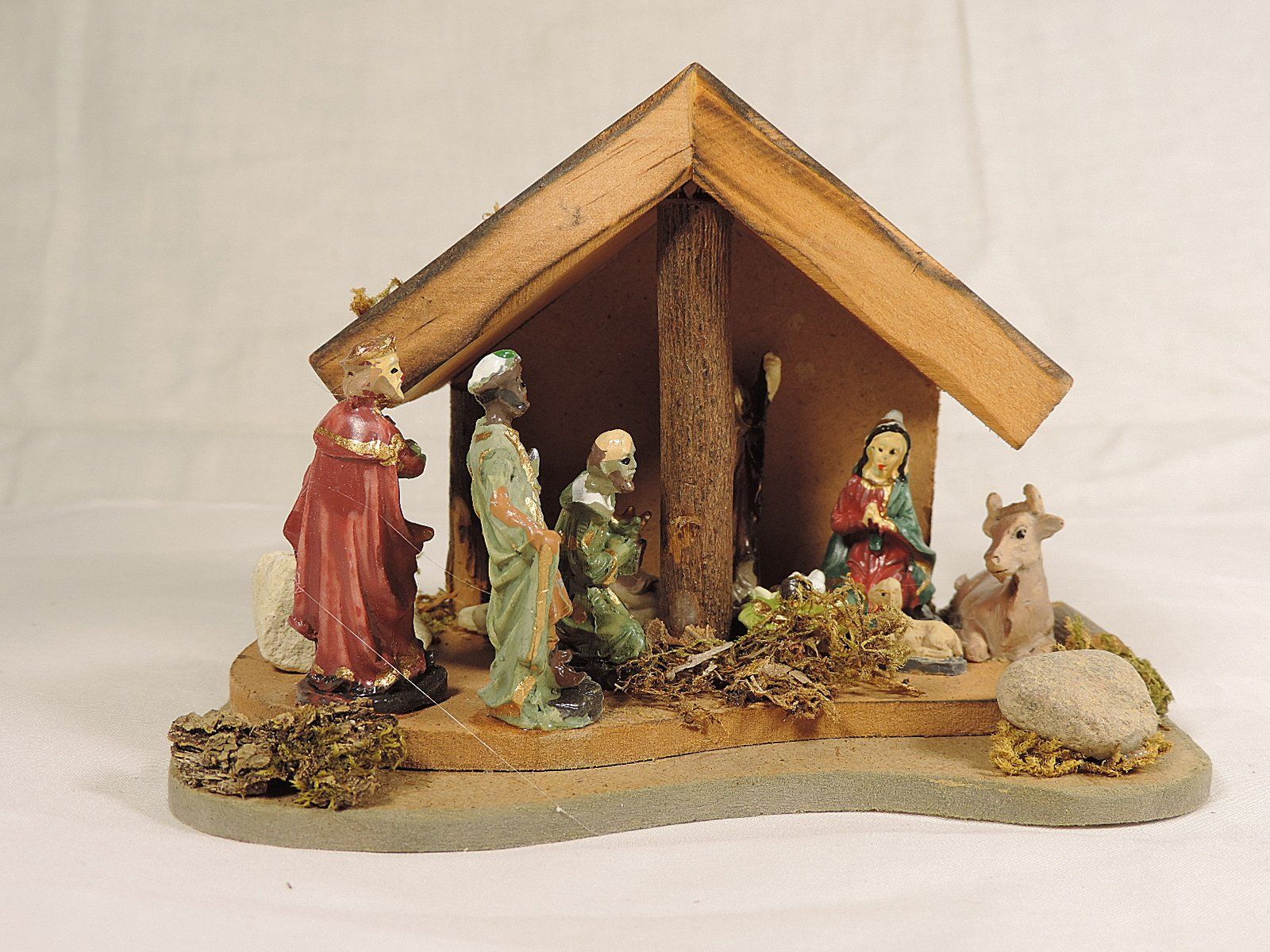Tutte le decorazioni: neue Weihnachtskrippe aus Holz – Nuovo (secondo la descrizione) da Duggingen venduto da doogbua