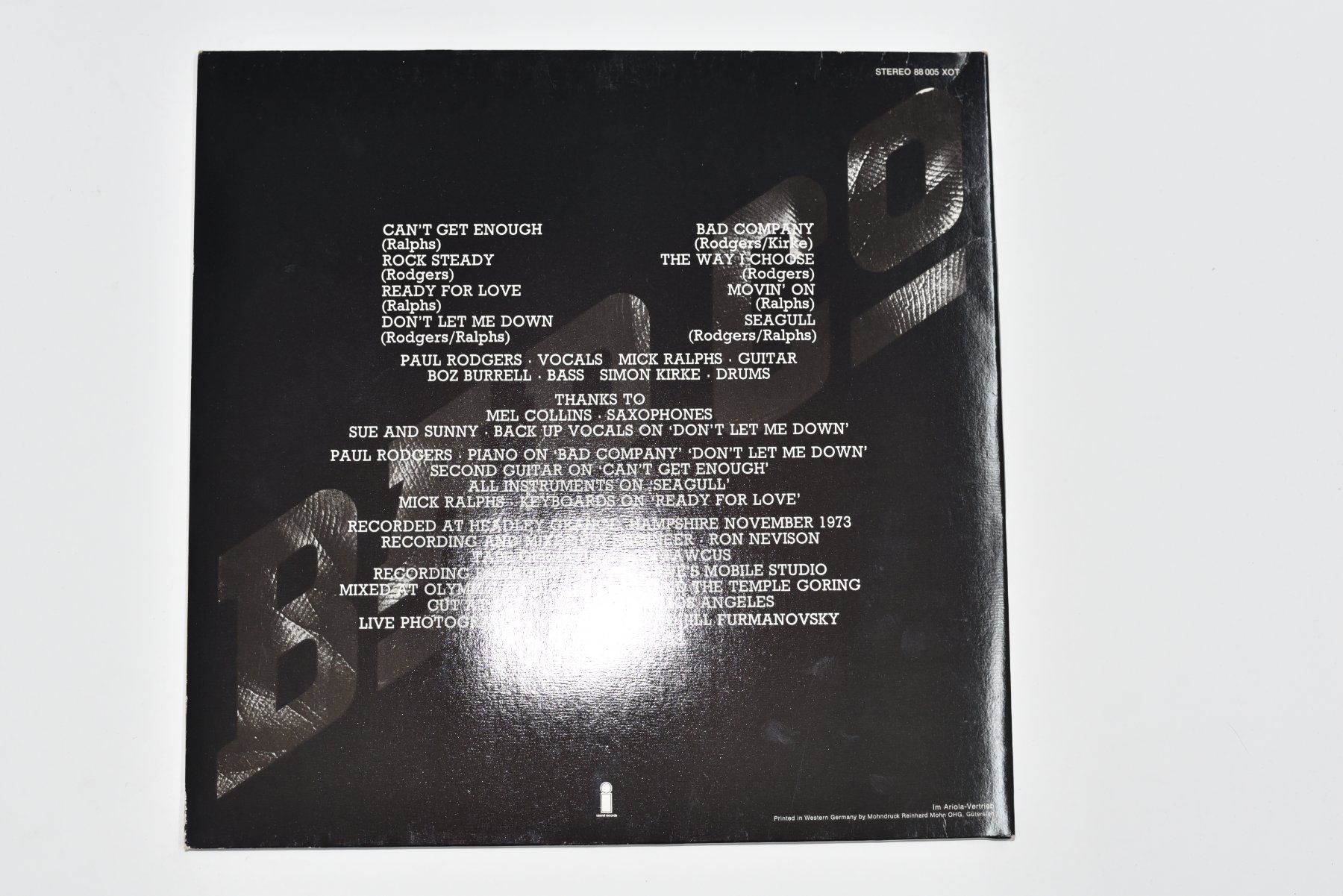 Dischi in vinile: Schallplatte Bad Company - Bad Co. – Usato da Glis venduto da AtelierManus 1