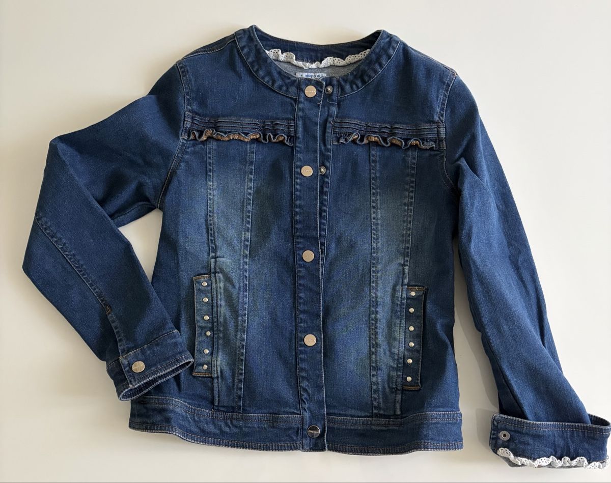 Giacche & Cappotti: Mädchen Jeans Jacke, Mayoral, Gr.157 – Nuovo (secondo la descrizione) da Schaffhausen venduto da London114
