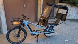 Bici Cargo elettrica decathlon R500E