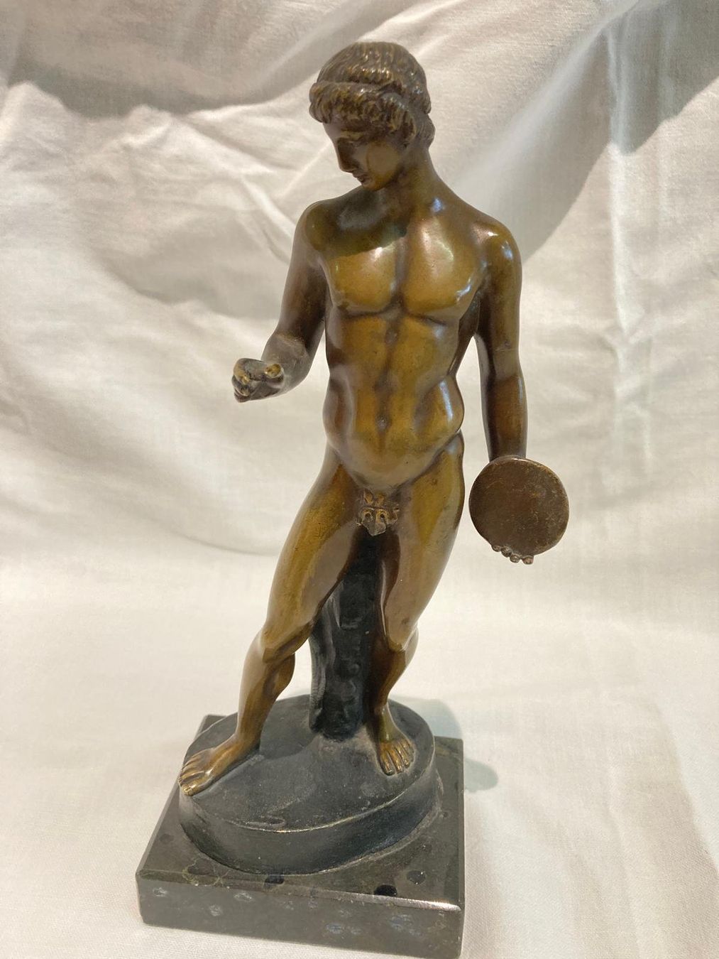 Sculture & Statue: Bronze figurale Skulptur Discobulus "Mann mit Diskus" – Usato da Niederhelfenschwil venduto da Chleeblatt1938 1