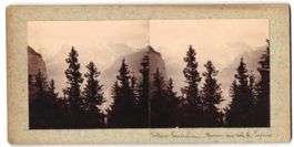 Stereo-Fotografie Mürren, vue de Vallee