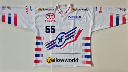 Trikot EHC Kloten #55 Sven Lindemann komplett Signiert!