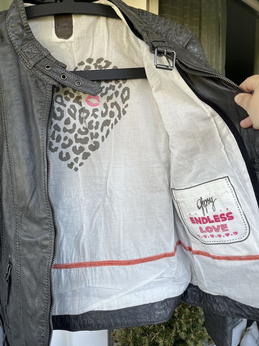Jacken: Lederjacke von Gipsy in grau – Gebraucht aus Neuenhof von Ivita 1