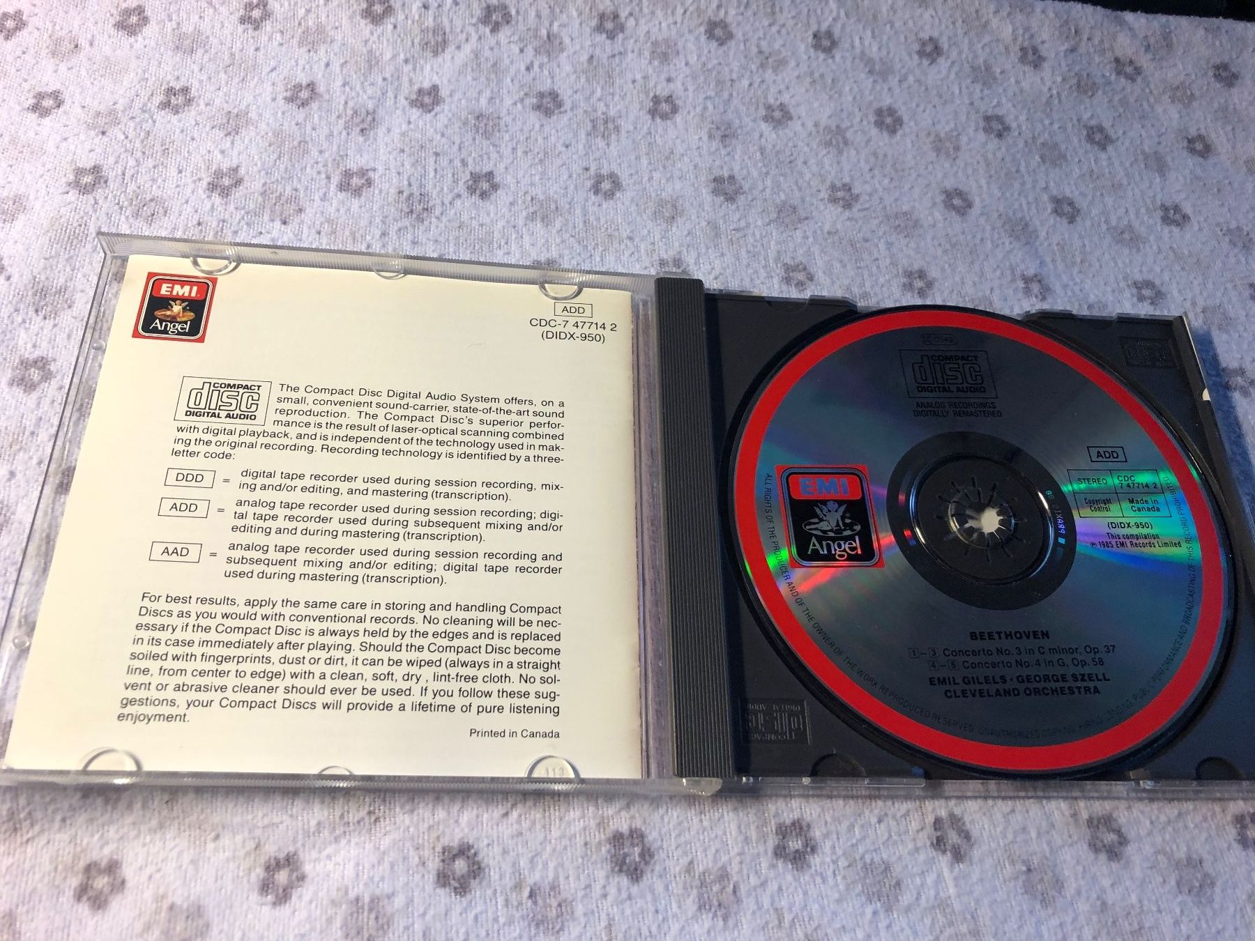 CD: Beethoven: Klavierkonzerte Nr. 3 & 4, CD – Usato da Schübelbach venduto da Bemafaja 2