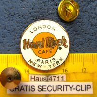 HR HARD ROCK CAFE PIN ENAMEL LONDON PARIS NEW YORK ENAMEL
