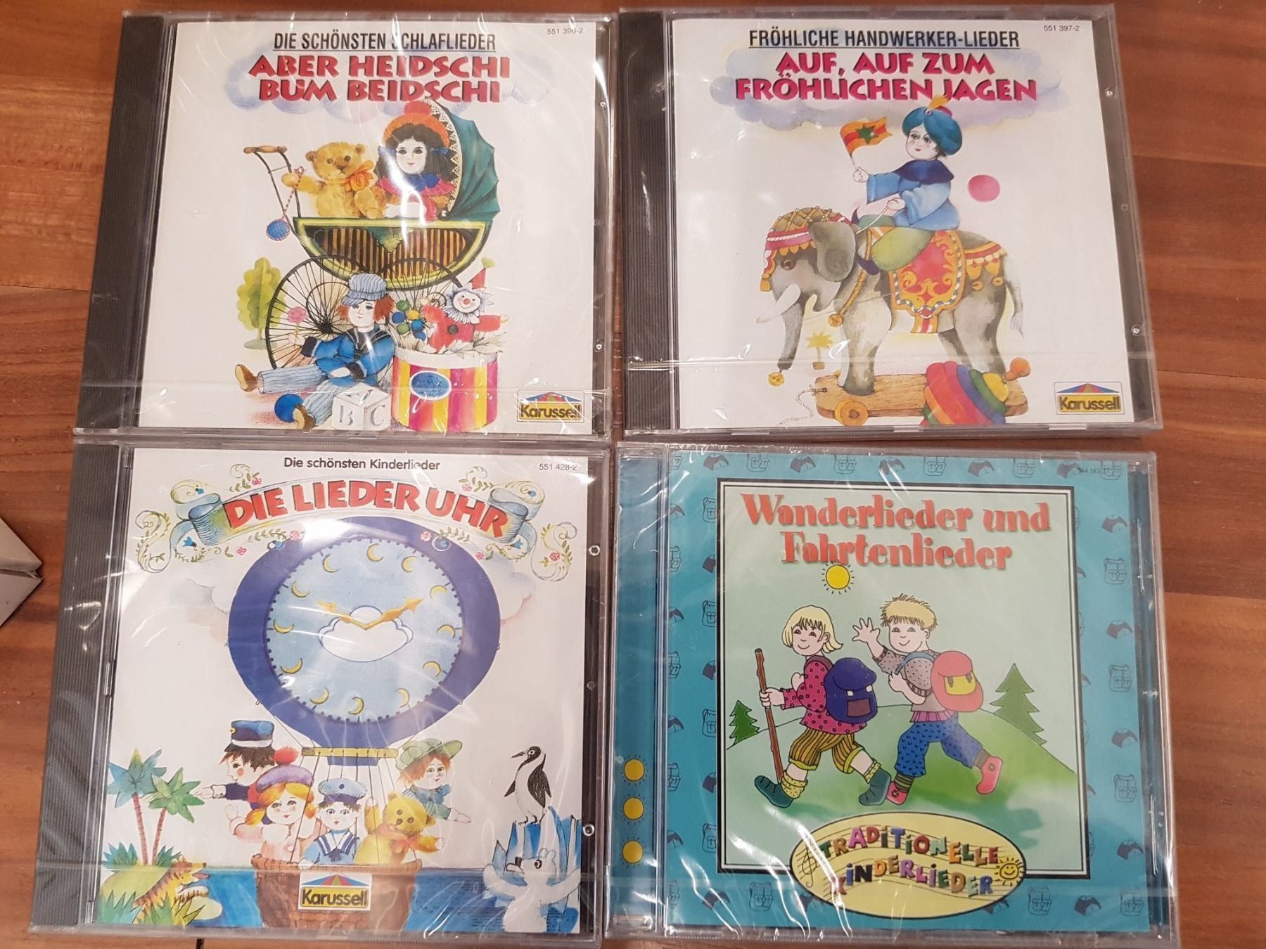 CD: 4 Kinderlieder cds K13 – Nuovo e nell'imballaggio originale da Schwarzenburg venduto da Flamingo07
