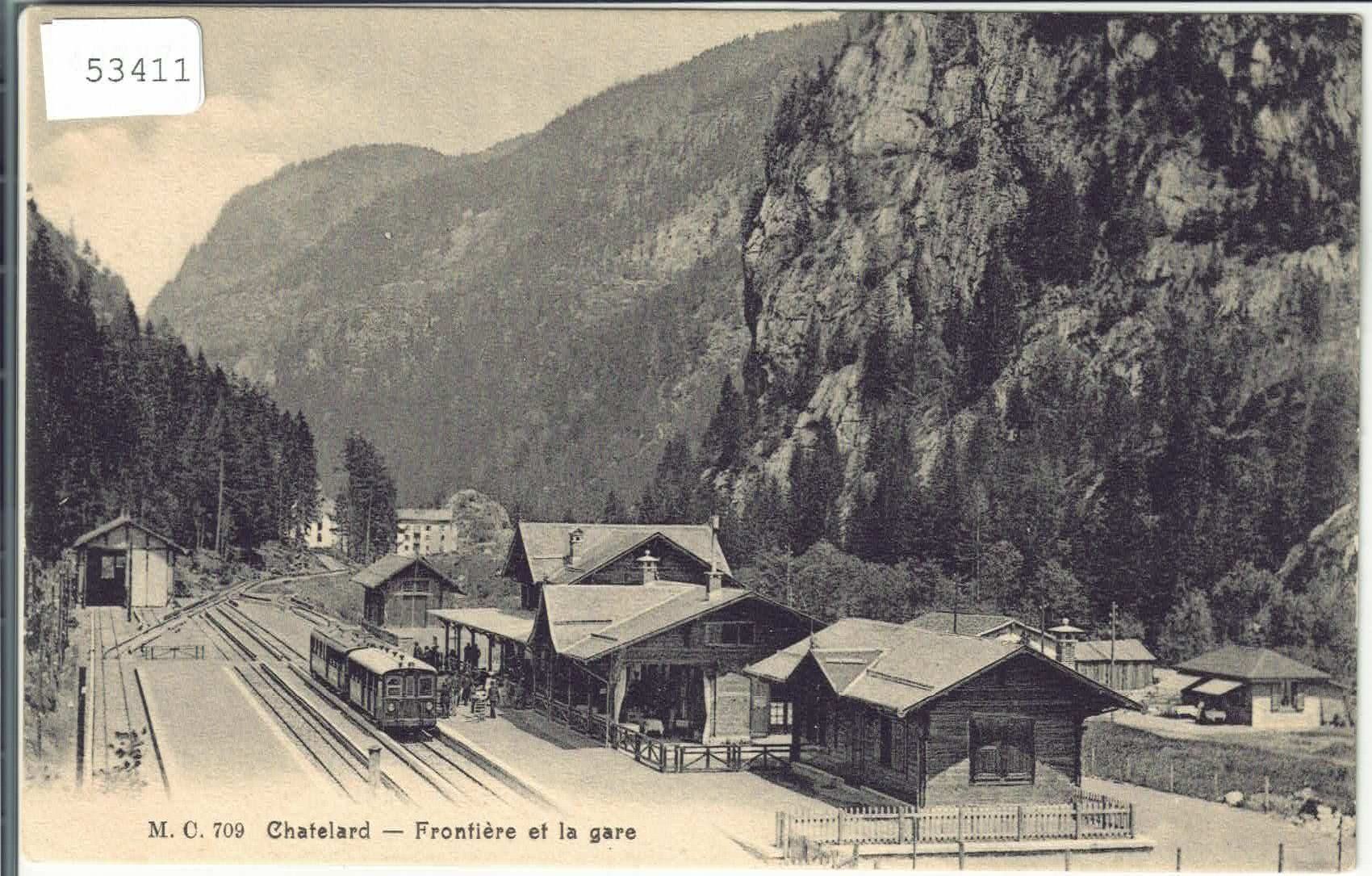 Cartes postales: Chatelard - Frontiere et la gare – D'occasion à Ettingen par Kartenplanet