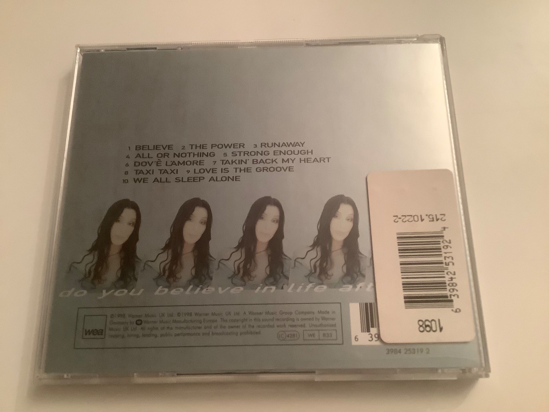 CDs: CHER / believe / 1998 – Gebraucht aus Dübendorf von Shreck 1