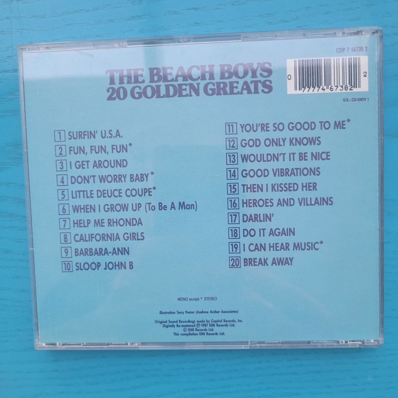 CDs: The Beach Boys- 20 Golden Greats – Gebraucht aus SCHÜBELBACH von CoKaHa 1