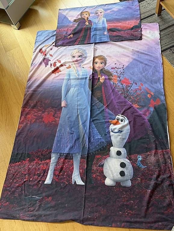 Biancheria da letto: Bettwäsche 160x210cm und 65x100cm "Frozen" – Usato da St. Moritz venduto da Bindli60