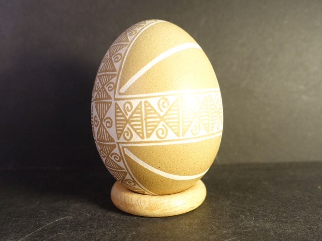 Toutes les décorations: Künstler Osterei mit Eule Azteken – D'occasion à Russikon par Eulenfeder 3