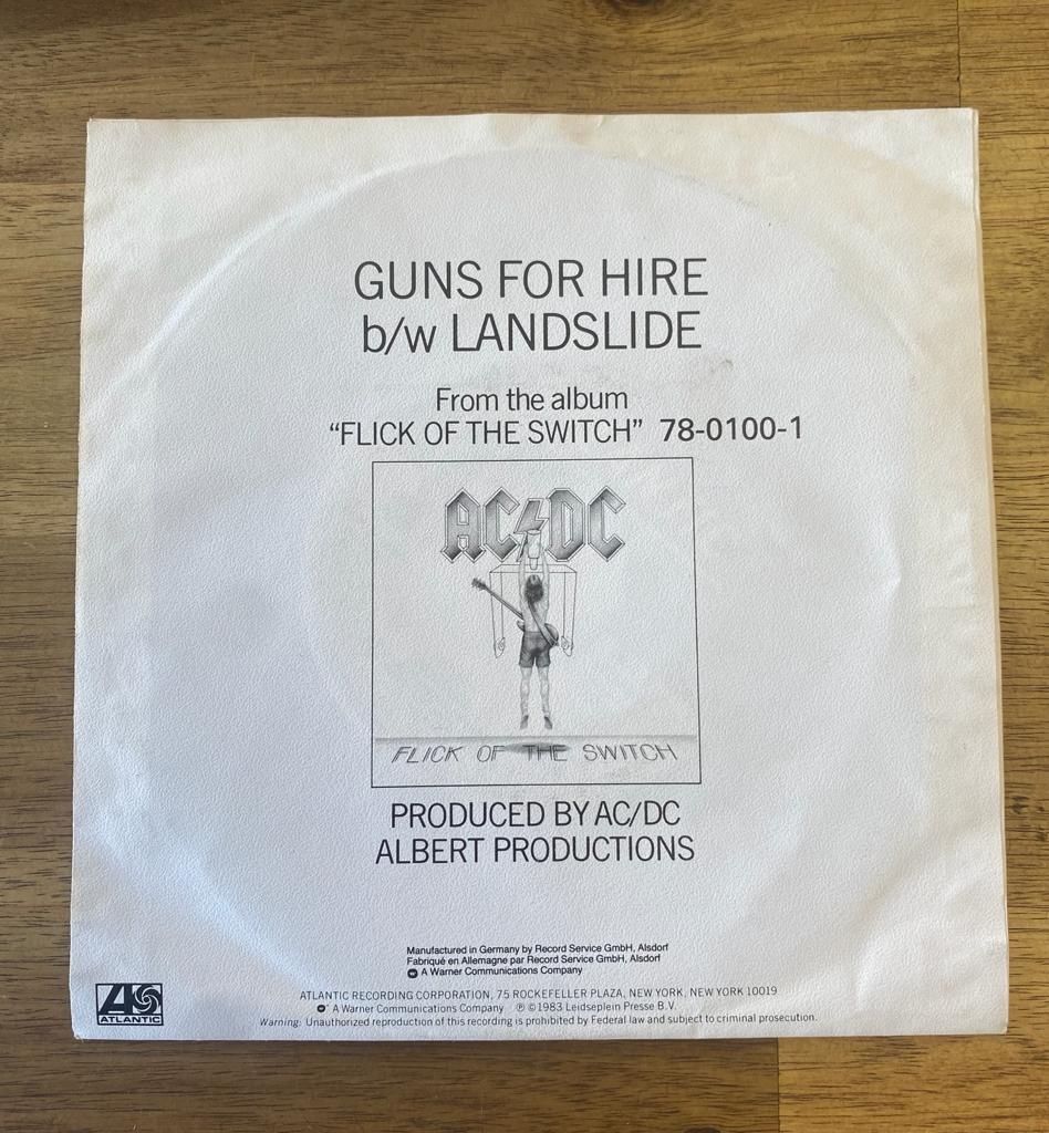 Dischi in vinile: ACDC Guns for Hire Single 1983 – Usato da Belp venduto da B7L0 1