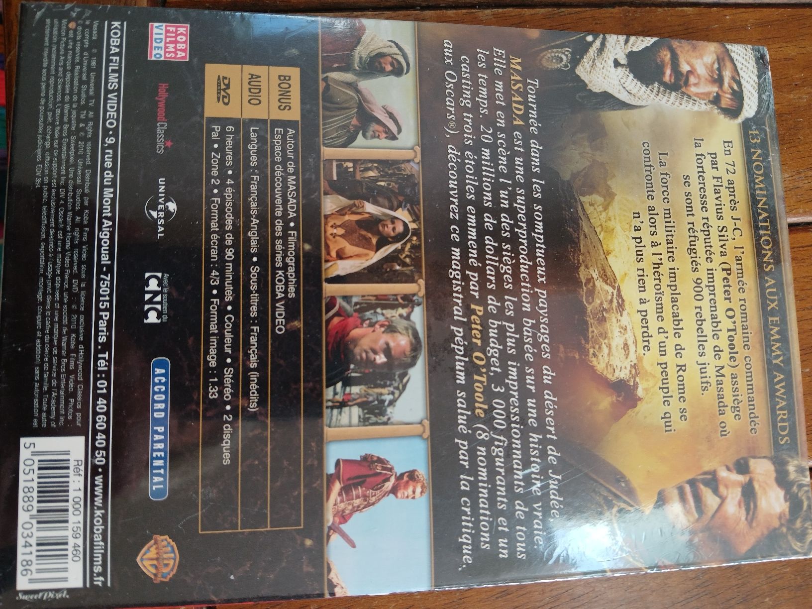 Tutti i DVDs: masada (2 dvd, neuf) – Nuovo e nell'imballaggio originale da St-Cergue venduto da VeganWarrior 1