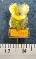 KOALA AUSTRALIEN ANSTECKNADEL GLASIERT VINTAGE