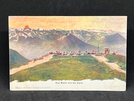 Rigi-Kulm und die Alpen