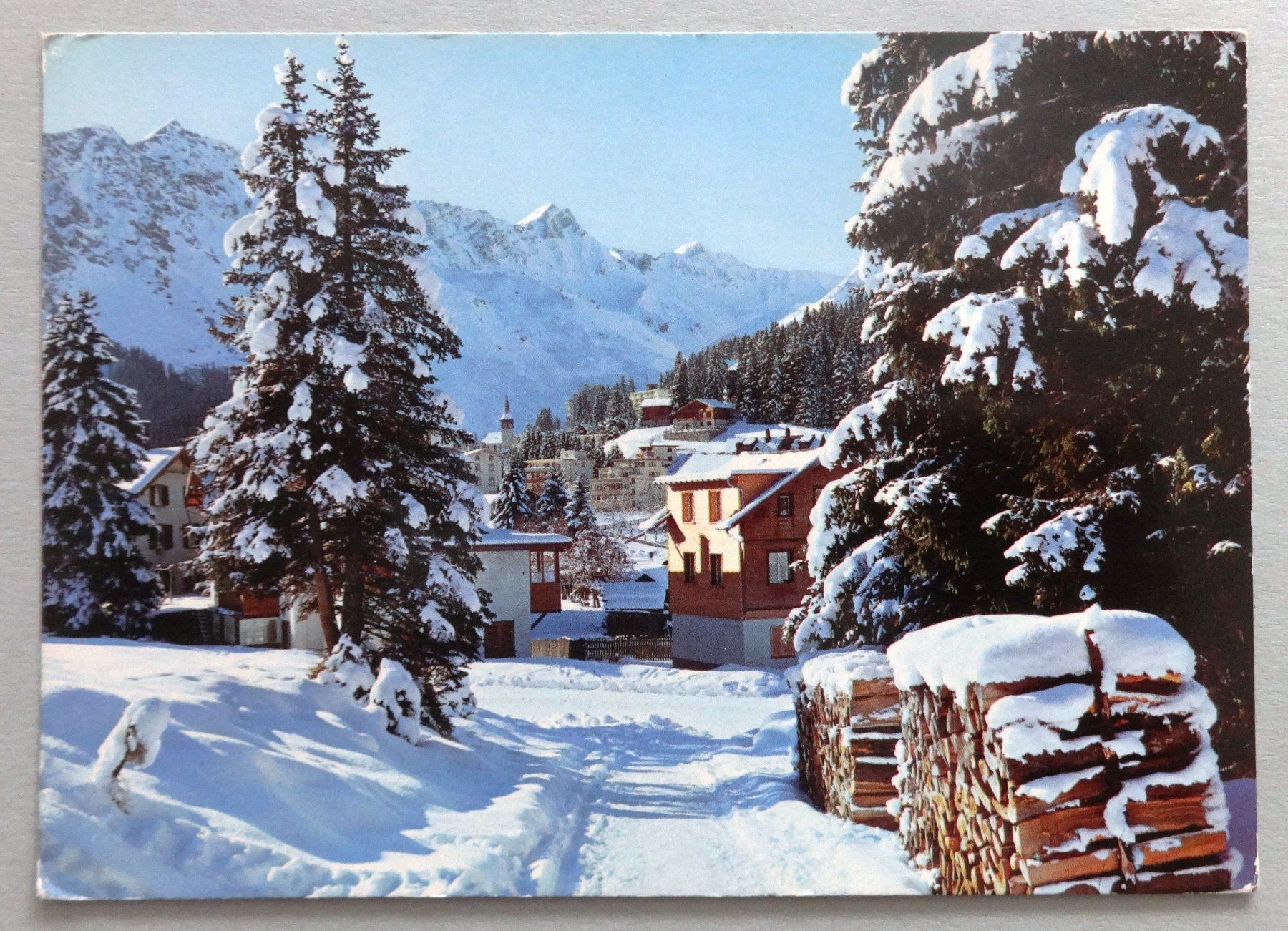 Cartoline postali: Arosa 1800 m – Usato da Fétigny venduto da Billy2miny