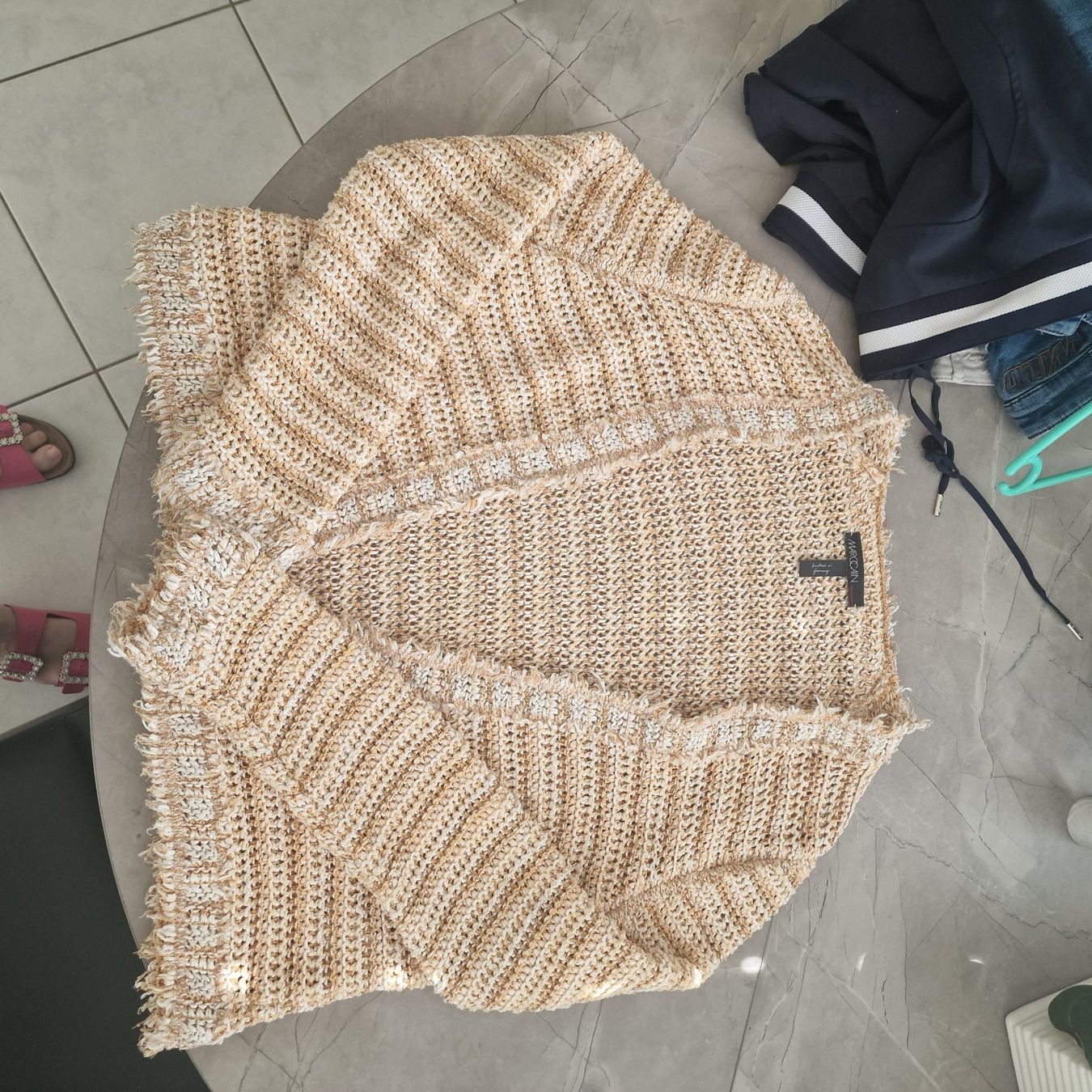 Marc Cain Maglioni & Felpe: Marc Cain Strickjacke beige Grösse N5 – Usato da Fieschertal venduto da dev_529b