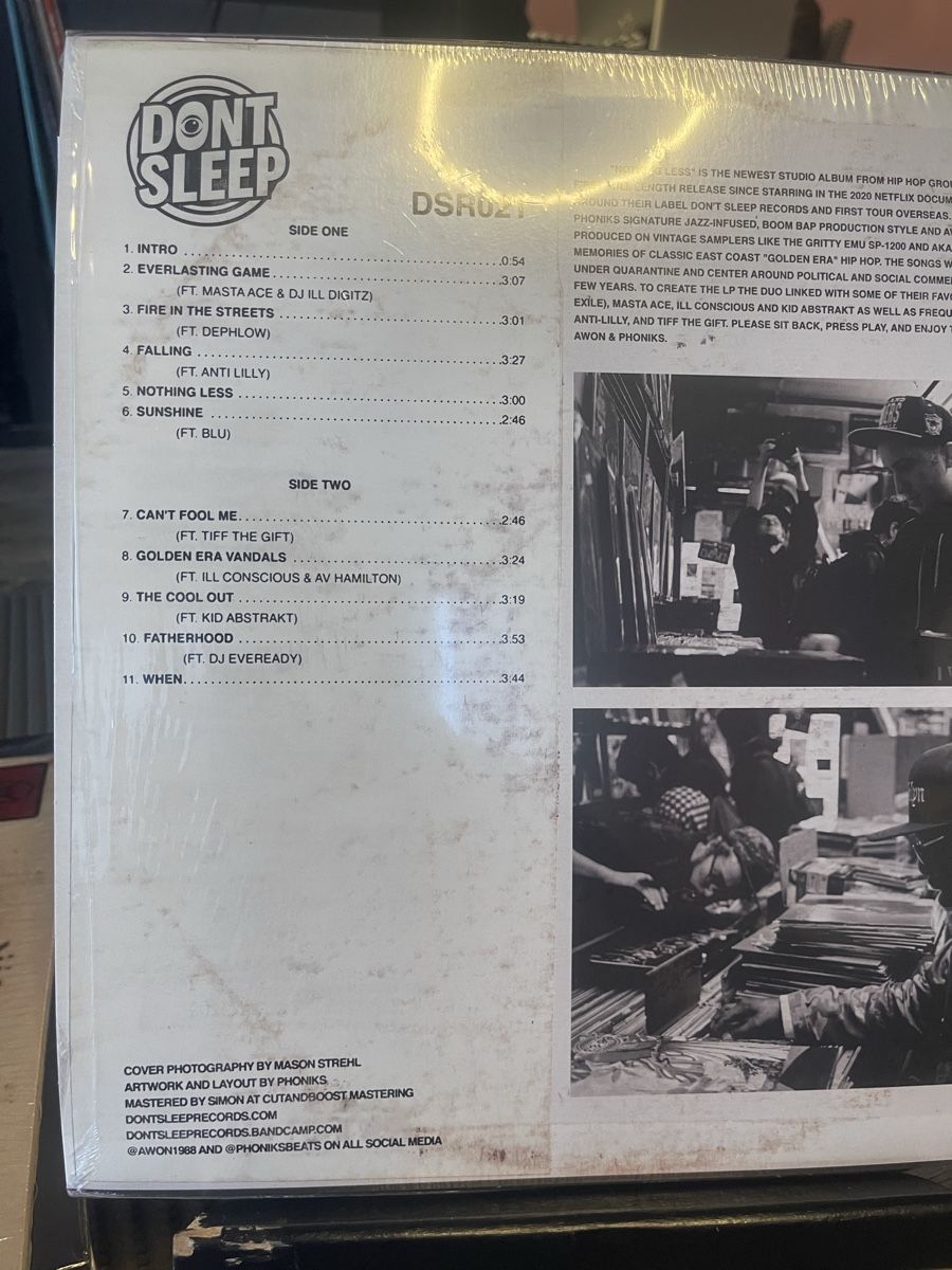 Dischi in vinile: Awon & Phoniks / Nothing Less  – Nuovo (secondo la descrizione) da Dagmersellen venduto da stonefinger 1