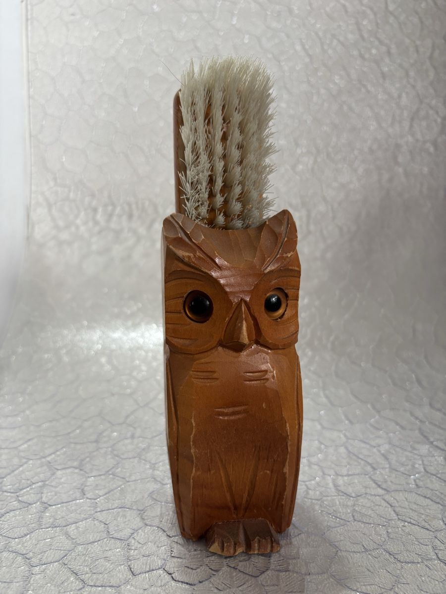 Altro per la casa: Holz Eule Bürstenhalter, Rarität. – Usato da Zürich venduto da Rita017 3