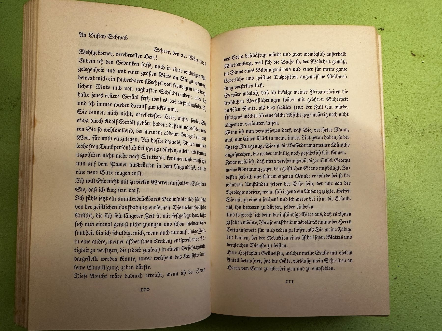 Bücher: Eduard Mörike: Briefe – Gebraucht aus Zürich von allp 4