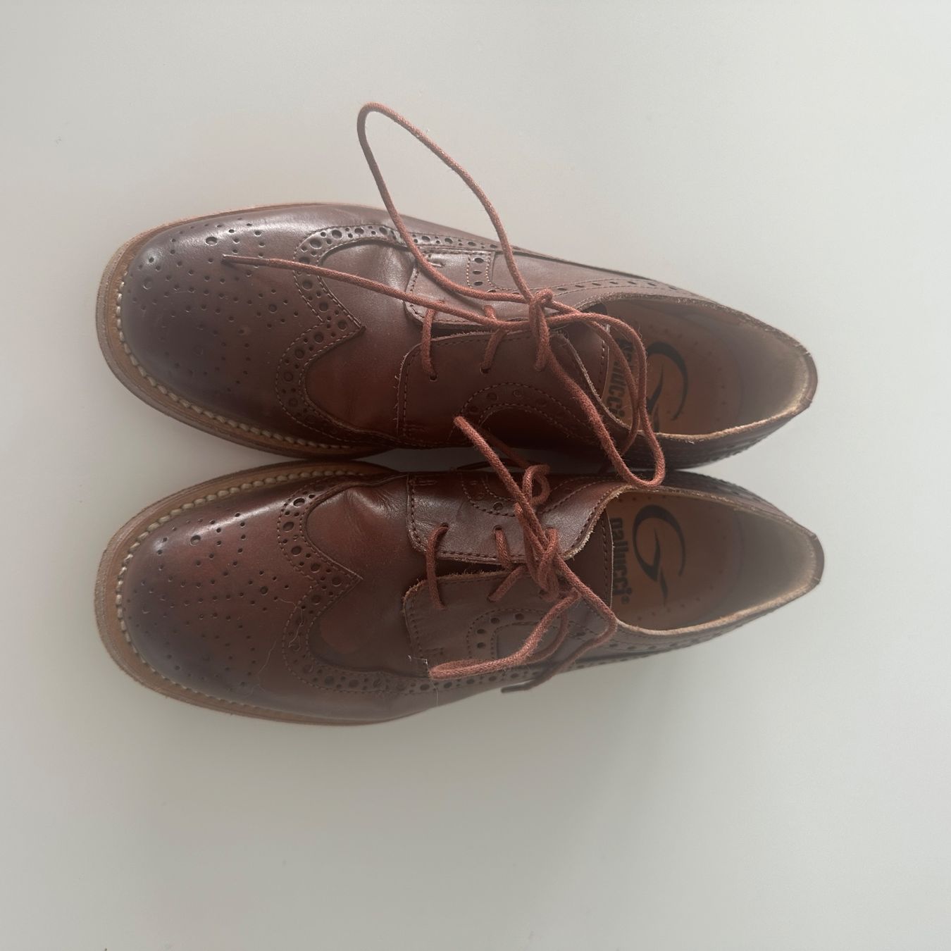 Scarpe per ragazzi: Gallucci classic leather brown shoes size 32 – Nuovo (secondo la descrizione) da Sattel venduto da oat_6btk 1