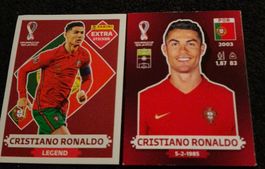 Cristiano Ronaldo Panini Sticker2022  & "Extra-Sticker