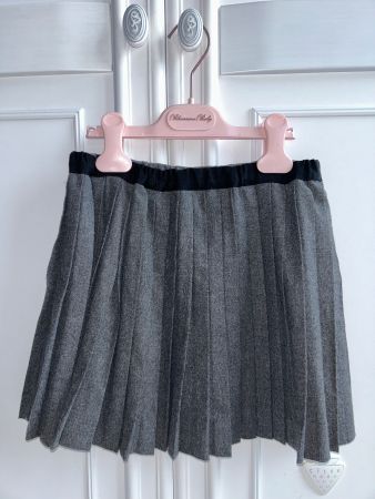 Bonpoint girls plissé wool skirt 8-10 years