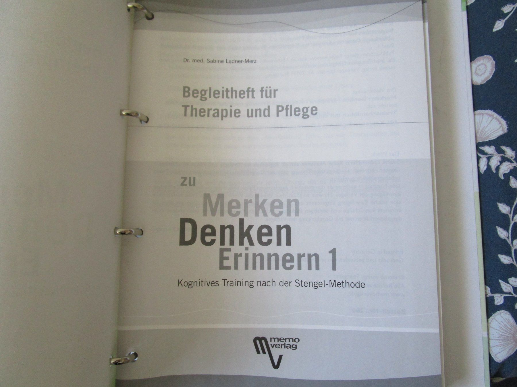Libri: Merken Denken Erinnern 1 - Stengel Methode - Lernmaterial! – Nuovo (secondo la descrizione) da Scuol venduto da Luana.. 7