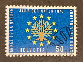 1970 Jahr der Natur 50 C. ET (ZNr 489)