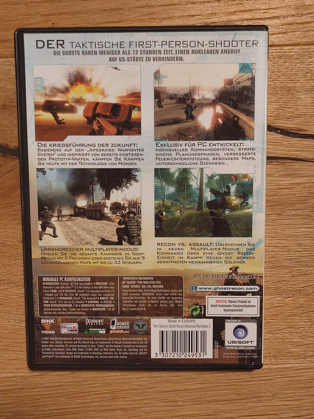 Giochi: Tom Clancy's Ghost Recon Advanced Warfighter 2 PC DE – Usato da Fribourg venduto da Nooky 1