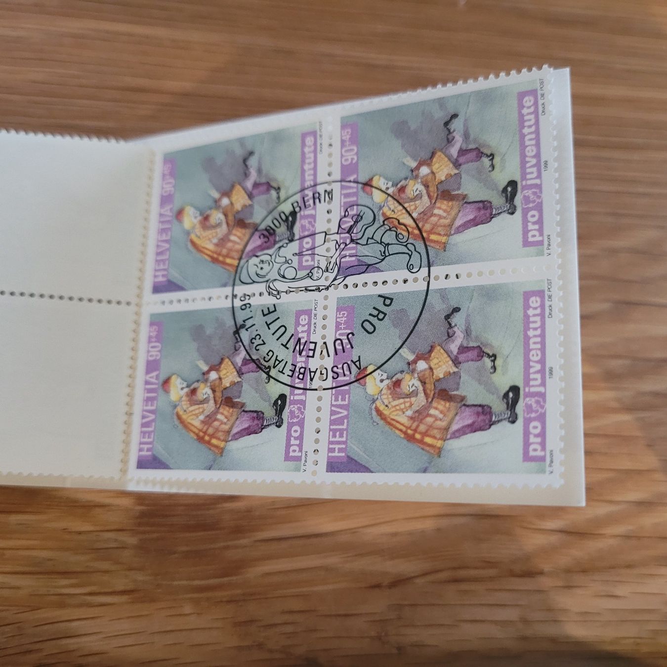 Tutti i francobolli: Markenheftchen Carnet De Timbre Pro Juventute 1999 – Usato da Biel/Bienne venduto da Destockweb 2