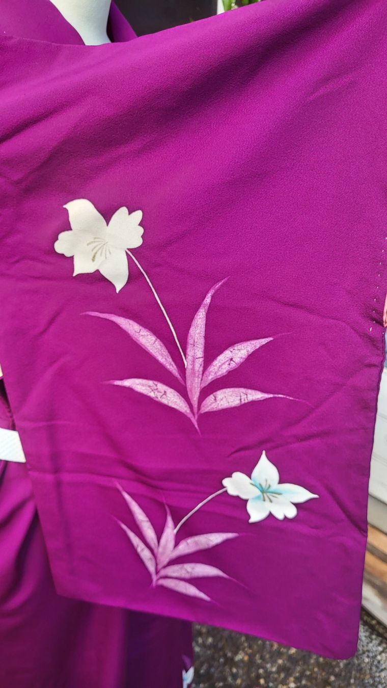 Kimono: Kimono japonais violet – Nuovo (secondo la descrizione) da Fribourg venduto da VictoriaShop7 7