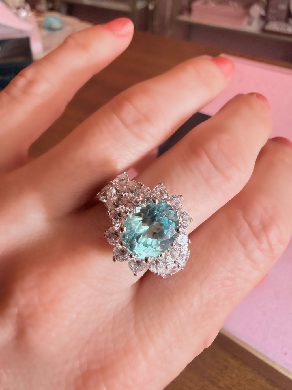 Ringe: Bague tourmaline Paraiba – Neu und originalverpackt aus St-Maurice von Sandrinette123 2