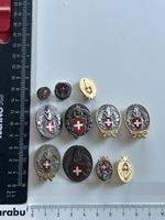 Anstecker Schweizer Kreuz 11 Stueck Konvolut Sammlung (S39)
