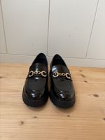 Plateau-Loafers Schwarz – Grösse 41