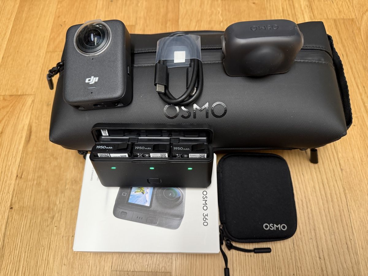 DJI Action Cam: DJI Osmo 360 Standard Combo Kamera neuwertig – Usato da Davos Platz venduto da Momi7 2