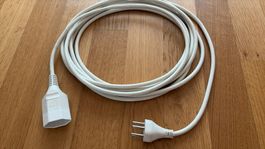 🔌 Verlängerungskabel 5m, weiss;  Querschnitt: 1.0mm² 🔌