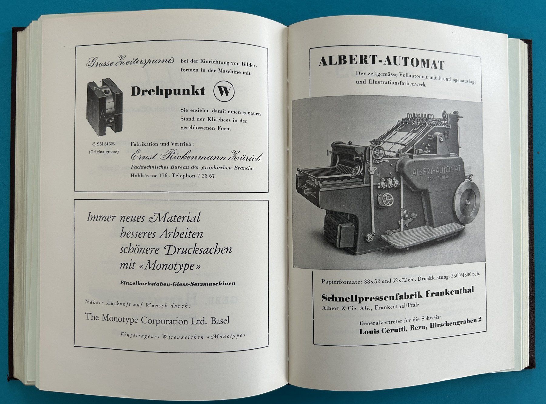 Bücher: BERUFSKUNDE FÜR BUCHDRUCKER 1942 – Gebraucht aus Zürich von Domus09 5